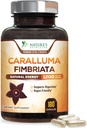 Pure Caralluma Fimbriata Extract Erittäin väkevä 1200mg - Natural Caralluma Fimbriata Kapselit Endurance Support, paras vegaaninen täydentää miesten ja naisten, ei-GMO - 180 kapselia
