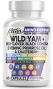 Clean Nutra Wild Jam juurikapselit punainen Clover Musta Cohosh ilta Primrose öljy Chasteberry Dong Quai DIM Ashwagandha Rypälesiemenuutetta maito ohdake sitruuna balsamia ja enemmän hormone tasapaino naisille