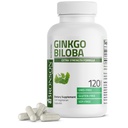 Bronson Ginkgo Biloba Extra Strength tukee aivojen toimintaa ja muistia, 120 kasvissyöjäkapselia