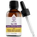Teliaoils Natural korvapudotukset Essential Oil valkosipulilla ja Müllein - Herbal Ear Oil Remedy for Easy Earwax Removal, Discomfort & Ring Relief - Natural rauhoittava, Syvä puhdistus ominaisuudet - 1 oz.