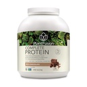 PlantFusion Complete Vegan Protein Powder - Plant Based Protein Powder with BCAAs, Dgestive Enzymes and Pea Protein - Keto, Gluteeniton, Soy Free, Non-Dairy, Ei sokeria, ei GMO - Rich Chocolate 5 lb