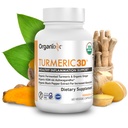Organixx USDA Organic Turmeric Curcumin Supplement Ashwagandha, Turmeric & Ginger ...