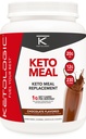 KetoLogic Keto Meal Replacement Shake Powder for Optimal Results + MCT Öljy + Ruoho-Fed Whey - Täydellisesti muotoillut makrot Ketoosi - 20 tarjoilut - suklaa