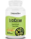 NaturalSlim Natural Soy Lecithin Rakeet Choline - Pure & Fresh Granulated Lecithin Supplement for Cleansing & Cognitive Support - Ei-GMO Food Grade - 1 punta