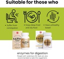 Luonnollinen digestiivinen entsyymit & kasviperäinen digestiivinen entsyymit Fiber Supplement for Women, 39 Plant & 7 Herbal Blends for Energy & Metabolia Support, Gold 150 tablettia, Japanista, 2 EA