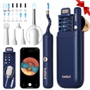 Bebird Earsight Plus R37R Korvanpuhdistus Kamera Vahanpoistotyökalusarja, Joustava korvan laajuus Otoskooppi Kamera Valo, Visual Ear Picker Langaton Korvanpoistaja Tweezers aikuisille ja lapsille
