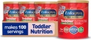 Enfagrow Premium Toddler Nutritional Drink, Vanilla Flavor, Omega-3 DHA aivojen tukea, Prebiootit & Vitamiinit Immunoterveys, Powder Can, 32 Oz, pakkaus 4