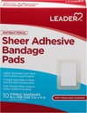 LEADER Sheer Liimalaastarit, pakkaukset Blends iho, Erittäin absorbentti Non-Stick Pad, ensiapu ja haavanhoito suoja, Vertaa laastari, Kaikki yksi koko 3/4" x 4", 100 ct.