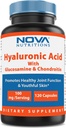 Nova Nutritions Hyaluronic Acid 100mg/serving - edistää nuorten ihon ja terveen yhteisen toiminnan 120 kapselia