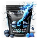 Kreatiini Monohydraatti Gummies - Lihaskasvu, Performance, Endurance - 5 Gram Creatine per Serving - Vegaani, Ei-GMO, Gluteenittomat, Valmistettu USA - 90ct (90 Count, Hapansininen vadelma)
