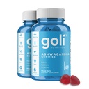 Goli Ashwagandha & D- vitamiinia Gummy 120 Count - Rentoudu. Palauta. Rentoudu. (Mixed Berry, KSM-66, Vegan, Plant Based, Ei-GMO, Gluteeniton & Liivate), 2 pakkaus