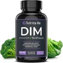 DIM-lisä 300mg - diindolyylimetaani, parsakaali ja bioperiini - Hormonitasapainon tuki naisille ja miehille, estrogeeniaineenvaihdunta, menopause helpotus & hormoni akne Control - 90 Vegan Caps