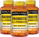 Mason Natural Probiootti prebiootti, 120 päivän tarjonta normaalin ruoansulatuskanavan & Parannettu Gut Health, 3 pakkaus