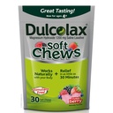 Dulcolax Soft Chews Saline Laxative Mixed Berry (60ct & 30ct) 1200 mg Magnesiumhydroksidi Lievä Ummetus Helppo