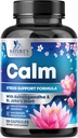 Luonnollinen rauhallisuus, rentoutuminen ja rentoutuminen - Ashwagandha, GABA, Magnesium, L-Theanine & More - Natural Focus, Energy & Immuno Support - Nature's Non-GMO, Vegan, Gluten Free, pullotettu Yhdysvalloissa - 120 kapselia