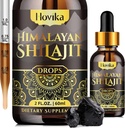 Himalayan Shilajit Hartsinestepisarat, puhdas orgaaninen Himalayan Shilajit Hartsi 600 mg Ayurvedic Blend & 85+ Trace Minerals & Fulvic Acid for Brain Booster & Energy Immune Support, 2 Fl Oz