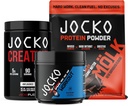 Jocko Fuel 3 Pack Bundle - Creatiini, Chocolate Peanut Butter MOLK Protein, & Nitro Pop Pre workout