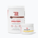 TB12 Kasvien vahvuus ja nesteytys Bundle (suklaaproteiinijauhe ja sitruunahappo Elektrolyytit), tuki lihasten Recovery & Hydraation, Dairy Free, Ei-GMO, Soy-free
