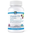 Nordic Naturals Pro-vitamiini D3 Gummies, Wild Berry - 120 Gummies - 1000 IU D3-vitamiini - Suuri maku - Terve luut, mieliala ja immuunijärjestelmä toiminto - ei-GMO - 120 Servings