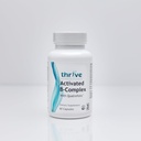 Thrive Nutraceuticals Aktivoitu B-komplex with Quatrepolic - 60 non-GMO Capsules - Kosher Dietary Supplement for Optimal Health - vapaa hiiva & Gluten, tukee energia & kognitiivinen toiminto