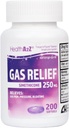 HealthA2Z® Gas Relief Simetikoni 250 mg ... Nopea kaasuhoito...