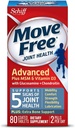 Move Free Advanced Plus MSM ja D3-vitamiini, 80 tablettia - Joint Health Supplement with Glukosamiini ja kondroitin (Pack of 4)