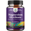 Pure Magnesium Glycinate Supplement 400 mg Per Serving - Vegaani korkea imeytyminen Kelatoitu magnesium kapselit naisille ja miehille Elementaali 400 mg mielialan uni ja rentoutumista tukea - 240 Count