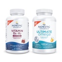Nordic Naturals Starter Pack - D3-vitamiini+K2 Gummies, Ultimate Omega