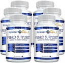 Tutkimus Varmennettu Fibro tuki - 540 kapselia - MSM, Magnesium, D3-vitamiini, BioPerine - 6 kuukauden tarjonta - Vegan
