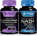 WELLNESS LABSRX Glukosamiini MSM . NAD-lisäkapselit