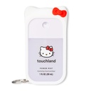 Touchland x Hello Kitty® käsipesuaine + sumutin, hajustettu ja tyylikäs nesteytys sanitizer sumutin, koko, väritön