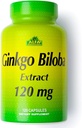 ALFA VITAMINS Ginkgo Biloba 120mg tukee aivojen toimintoa ja muistia - 120 kapselia
