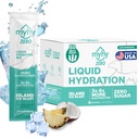 MyHy ZERO Liquid Hydration Packets, Sokeriton Elektrolyytti Drink Mix for Hydration Support, Dehydration Relief for Travel, Raskaus, Kuntoilu, Polttari ja polttari Juhla - Jääsaari, 50 kreivi