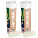 Drinklits Inkivääri-Lime Daily Hydration Tabletit (2) Tube Bundle ... Valmistettu orgaanisella inkiväärillä... 0g sokeria...