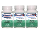 Hans Nieper Litium Orotate Tabletit, 120 mg, 3Pack (200 Count Each)