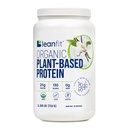 LeanFit Organic Plant-Based Protein Powder, Natural Vanilla Flavor - Vegan, USDA Organic Certified, Soy-free, Gluteeniton, Dairy-free, Sokeriton, Ei-GMO - 21g Protein, 19 Tarjoukset, 1,58 punta