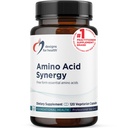 Designs for Health Amino Acid Synergy - Kasvissyöjä Essential Amino Acids Supplement with BCAAs, Alpha-Ketoglutaraatti, Metioniini + B6 (P-5-P) - Tuki urheilijoille + lihakset (120 kapselia)