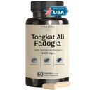 Tongkat Ali Fadogia Agrestis - 1200mg, Enhanced with Typpioksidi Booster Supplement, Longjack Tongkat Ali for Men, *USA Made and Tested*, 60 kapselia