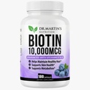 Potent Biotin (Vitamin B7) 10 000 mikrog D & E lisäravinteet 180 Count ...