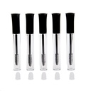 5PCS/5ML Uudelleen käytettävät tyhjät silmäripsien kasvu öljy Mascara pullot Tube Hold Container Eyelash Wand injektiopullot harjalla