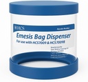 HCS Emesis Bags Dispenser - Wall Mounted, Holds 24 HCS Vomit Bags Kertakäyttöiset (ei sisälly) - Sisältää Ankkurit ja ruuvit