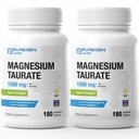 Puregen Labs Magnesium Taurate 1500 mg per Serving [High Potency] Yhteensä 360 Veggie Caps, Chelated for Superior Imeytyminen, Ei-GMO, NO Gluteeni ja Dairy Made in USA