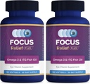 Focus Relief Plus Dry Eye Formula (180 ct. 60 päivän toimitus) Omega 3 täydennysosa - Dry Eye Relief täydennysosa - Omega 3 kalaöljy