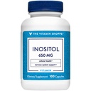 Vitamiini Shoppe Inositol 650MG, tukee tervettä maksan ja solujen toimintaa (100 kapselia)