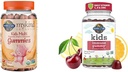 Kasvihuone Life Organics Lapset Gummy Vitamiinit - Hedelmät - Certified Organic, ei-GMO & Vegan & Kids Immuuni Tuki Gummies C-vitamiini, D kuin D3 & Sinkki