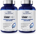 1MD LiverMD - Liver Support Supplement ... Siliphos Milk Thistle Extract - Erittäin biosaatavissa, maksan tuki 60 kapselia (2-pakkaus)