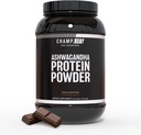 Ashwagandha Protein Powder 24g Chocolate Protein Powder - Whey Protein Powder with Ashwagandha Powder 