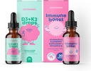 JoySpring Immuuni drops & D-vitamiini Bundle ... Lapset vitamiinit luonnollisesti lähde, ei-GMO, ei-alkoholinesteen Formula, Immuniteetti terveystuki