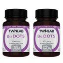 Twinlab B-12 Dots - energiantuotannon tuki täydentää B12-500 mikrog, 250 tablettia (2 pakkaus)