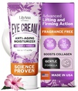 LilyAna Naturals Eye Cream for Dark Circles and Puffiness, Under Eye Cream for ryppyjä ja laukkuja, Anti ikääntyminen - auttaa parantamaan kuivuutta; Sensitive Skin - 1,7 oz - Made in USA